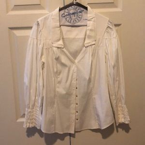 Prada long sleeve button down top